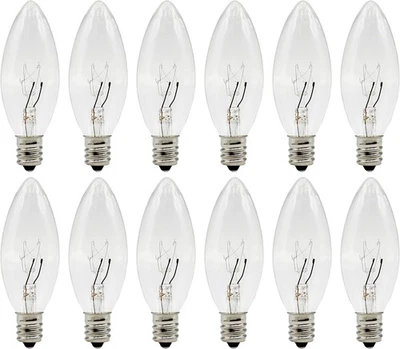 Creative Hobbies® Replacement Light Bulbs for Electric Candle Lamps, White  - Image 1 of 4