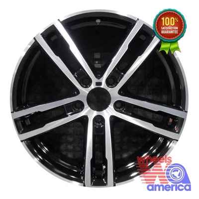 (Envio Hoje) Aro de Roda BMW 228i 230i xDrive M235i M240i Frente Usinada Preto Original de Equipamento Original - Imagem 1 de 4