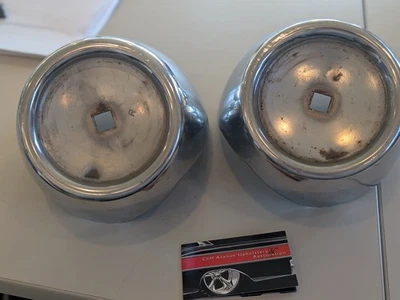 Chevrolet Bel Air 150 210 Nomad 1957 parachoques delantero carcasa bala par cromado Foto 1 de 3