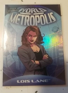 Lois Lane World Of Metropolis 2025 Fleer Brilliants Superman #WM-2 1:80 DC Blue - Picture 1 of 2