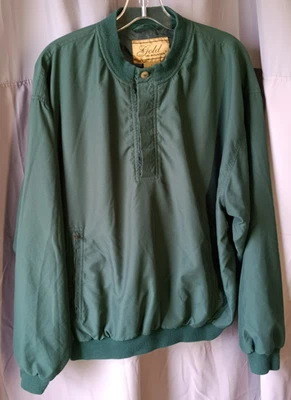 Pullover Tri-Mountain dorado cortavientos verde para mujer grande Foto 1 de 4