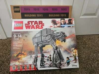 LEGO 75189 Star Wars First Order Heavy Assault Walker in Factory Mailer NISB NEW - Image 1 of 4