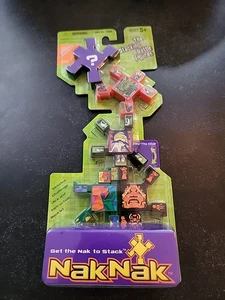 2003 Nak Nak Stacking Battle Figures Hasbro 5 Pack w Dice NEW NIP - Picture 1 of 3