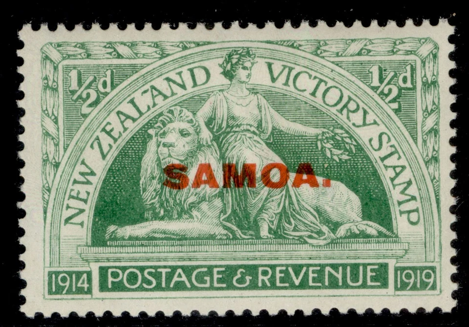 SAMOA GV SG143, ½d green, M MINT. - Image 1 of 1