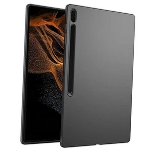 Case for Galaxy Tab S8/S9 Ultra 14.6 Inch, Thin and Soft Protective Cover Black - Picture 1 of 8