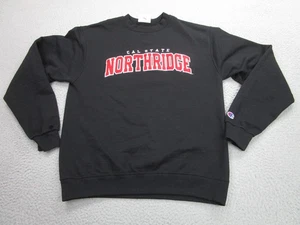 Cal State Northridge Sweater Mens Medium Black NCAA Basketball Champion Crewneck - Picture 1 of 11