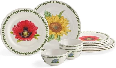 Portmeirion - Botanic Garden Collection- 12 Piece Melamine Dinnerware Set-... - Image 1 of 4