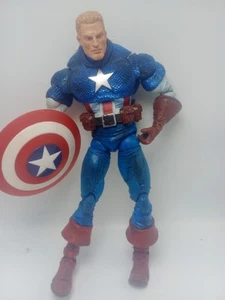 "Figura de acción de 12"" Toy Biz 2006 desenmascarado Capitán América iconos de Marvel Legends" - Imagen 1 de 12