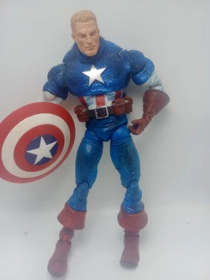 "Figura de acción de 12"" Toy Biz 2006 desenmascarado Capitán América iconos de Marvel Legends" Foto 1 de 4