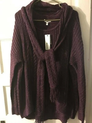 NWT Ladies Sonoma Sweater with Scarf set size XL - Image 1 of 4