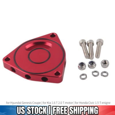 Blow off valve spacer for Hyundai Genesis Coupe Kia 1.6T 2.0T Honda Civic 1.5T Foto 1 de 4