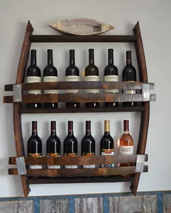 Wine Barrel Wine Rack - Picture 1 of 5