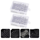  400 Pcs Stainless Steel T-pin Wig Making Knitting Accessories to Weave