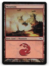 MOUNTAIN (300) Foil - MTG Mirrodin - LP/MP