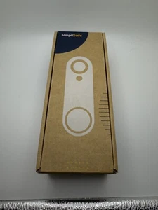 NEW - SimpliSafe Video Doorbell Camera - Smart Home Security Wi-Fi White- - Picture 1 of 3