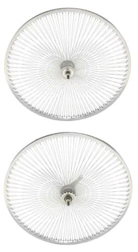 RUEDA DELANTERA Y MONTAÑA LOWRIDER VINTAGE CROMADA 26" 144 RADIOS EJE 14G 3/8. Foto 1 de 1