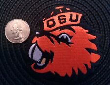OSU OREGON STATE BEAVERS Vintage Embroidered Iron On Patch 3" X 3"