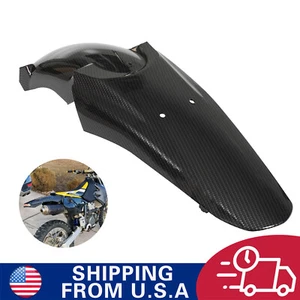 Imitation Carbon Fiber Rear Fender Cover For DRZ400 DRZ400E/S DRZ400SM Dirt Bike - Picture 1 of 8