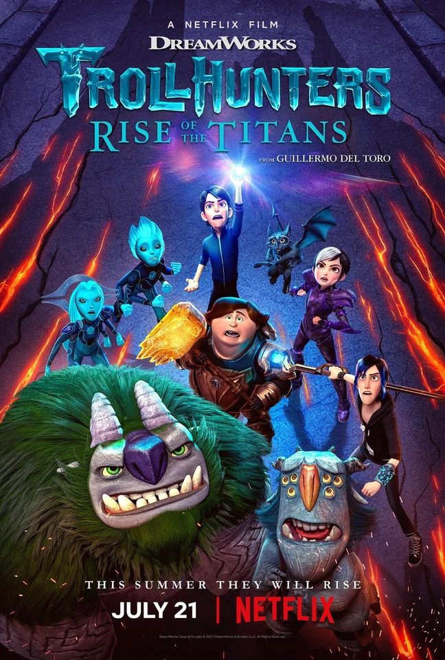 Troll Hunters Rise Of The Titans poster  -  11 x 17 inches - Image 1 of 1
