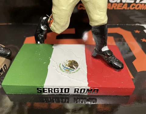SF Giants Sergio Romo Cinco de Mayo Mexican Flag Bobblehead Cover