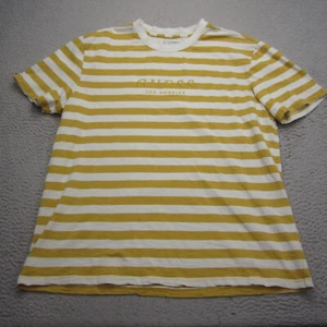 Guess Shirt Men Large Yellow Los Angeles ASAP Rocky Y2K Retro Tee - Picture 1 of 11