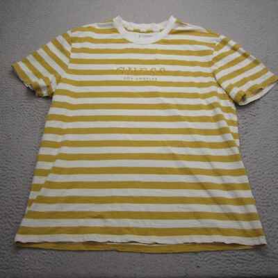 Guess Shirt Men Large Yellow Los Angeles ASAP Rocky Y2K Retro Tee - Image 1 of 4