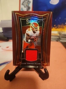 2020 Select Clyde Edwards Helaire Rookie Swatch Red Jersey #RS-CEH Chiefs Rc 🔥 - Picture 1 of 7