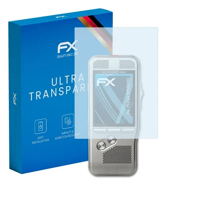 atFoliX 2x Screen Protection Film for Philips DPM8000 Screen Protector clear - Image 1 of 4