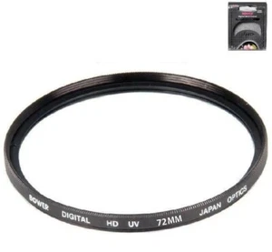 Filtro digital de lente UV Bower 72 mm para Canon Nikon Sigma Tamron Olympus Panasonic - Imagen 1 de 3
