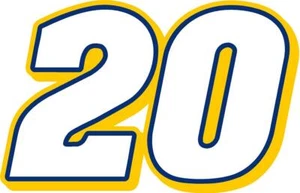 NUEVO PARA 2020 #20 Erik Jones Racing calcomanía adhesiva - SM a XL - varios colores - Imagen 1 de 8