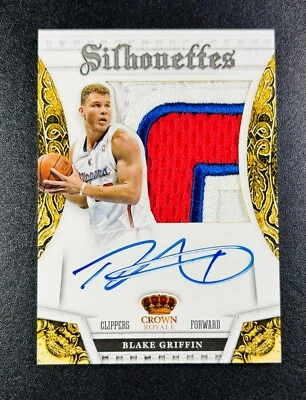 2013-14 Preferred Silhouettes нашивка с автографом Блейк Гриффин 09/10 - Изображение 1 из 2
