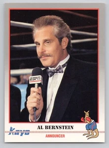 1991 Kayo Boxing Al Bernstein 127 Card Announcer - Picture 1 of 4