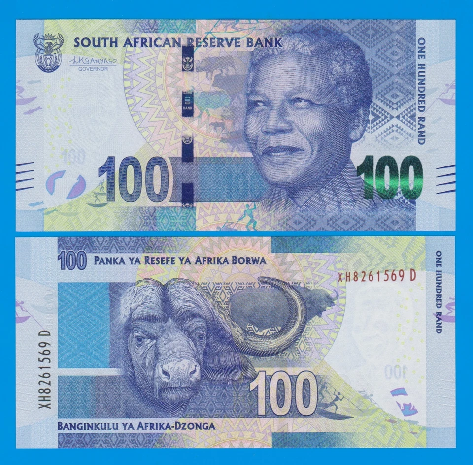 South Africa 100 Rand P 141b ND 2013 UNC Nelson Mandela ( P 141 b ) - Image 1 of 1
