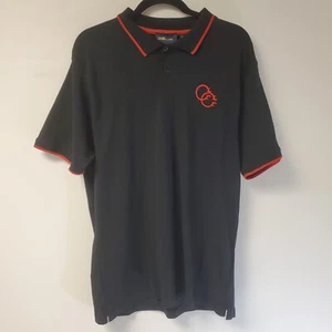Cavalli Class Tipped Poloshirt Schwarz Rot Herren Gr. XL - Bild 1 von 7