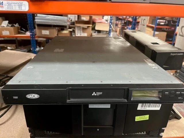LIB-706850 Lacie 1U 8 Slot AIT3 SCSI Autoloader Fully Tested Inc VAT & Delivery. - Image 1 of 1