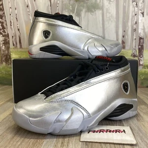 Nike Air Jordan 14 Retro niedrig silber DH4121-060 Damen Größe 6 Schuhe #306A - Bild 1 von 12