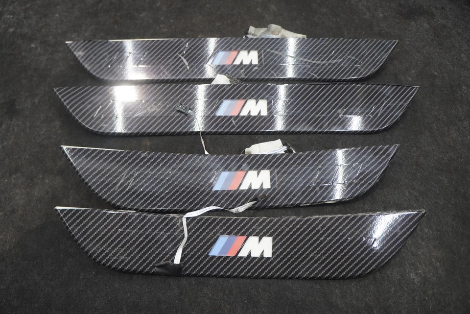 *Set Door Sill Scuff Plate Trim Cover Panel 51778747265 OEM BMW 840i G16 2022 - Image 1 of 4