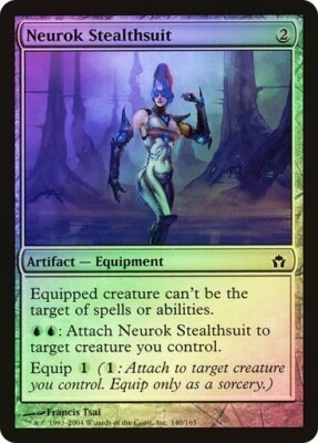 Fifth Dawn  MTG  FOIL  Neurok Stealthsuit  Magic - Image 1 of 2