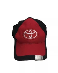 Official Toyota Baseball Hat Cap Racing Red & Black Adjustable Vintage Rare - Picture 1 of 3