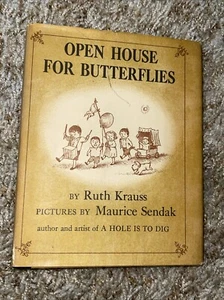 Ruth Krauss, Maurice Sendak / Open House for Butterflies 1st Edition 1960 HC/DJ - Picture 1 of 13