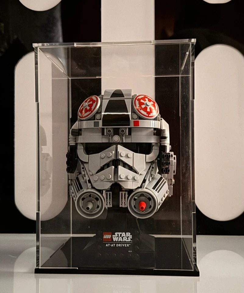 Cast Acrylic Perspex Display case for LEGO® Star Wars Or Marvel Helmet FITS ALL - Image 1 of 4