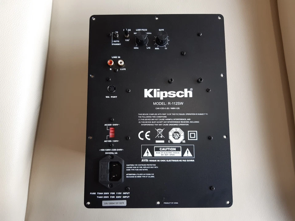 Klipsch R-112SW Subwoofer Active Module - Image 1 of 1