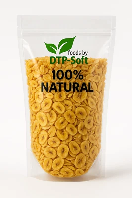 1kg Bananenchips / Gesüßt / Getrocknet / Trockenfrucht / Bananenscheiben 1 kg - Bild 1 von 4