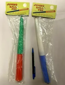 PAIR OF 1960s GIANT FOOT LONG Novelty Pen and Pencil Box Made in Hong Kong - Picture 1 of 2