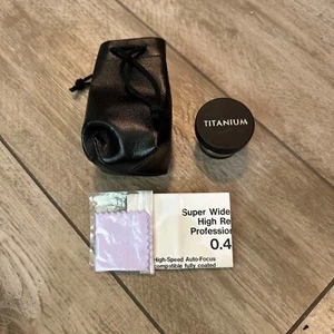 Titanium Super Wide Angle Camera Lens AFO.42X w/ Papers & Bag Photography Japan - Picture 1 of 8