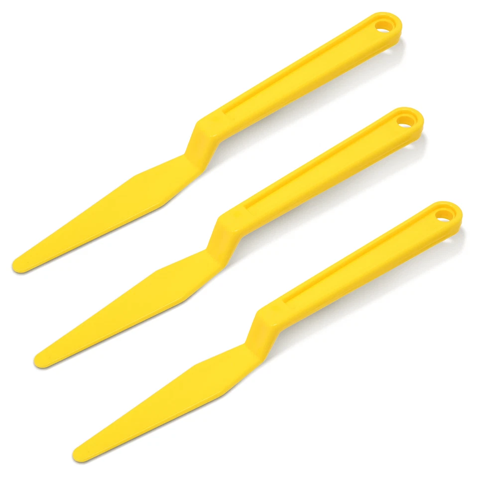 3 Pcs Window Tint Shank Gasket Squeegee Long Handle Corner Tucking Scraper Tools - Image 1 of 4