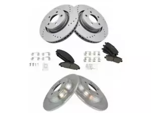 Ceramic Brake Rotor and Pad Kit; Front and Rear - Picture 1 of 1
