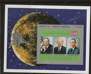 YEMEN MI BL 167A NH issue of 1969 - IMPERF S/S - SPACE - Picture 1 of 1