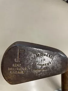 Antica mazza da golf albero in legno di ferro R. FORGAN & SON St. Andrews RARA - Foto 1 di 11