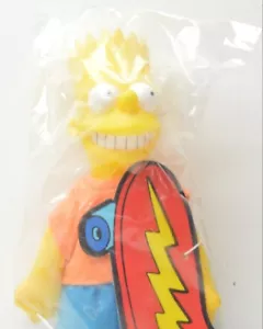 The Simpsons Bart Simpson Plush NEW w/Tag Burger King 1990 vintage 9" tall - Picture 1 of 3